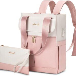Women's Convertible Backpack Purse Small Tote Travel Mini Daypack 2pcs